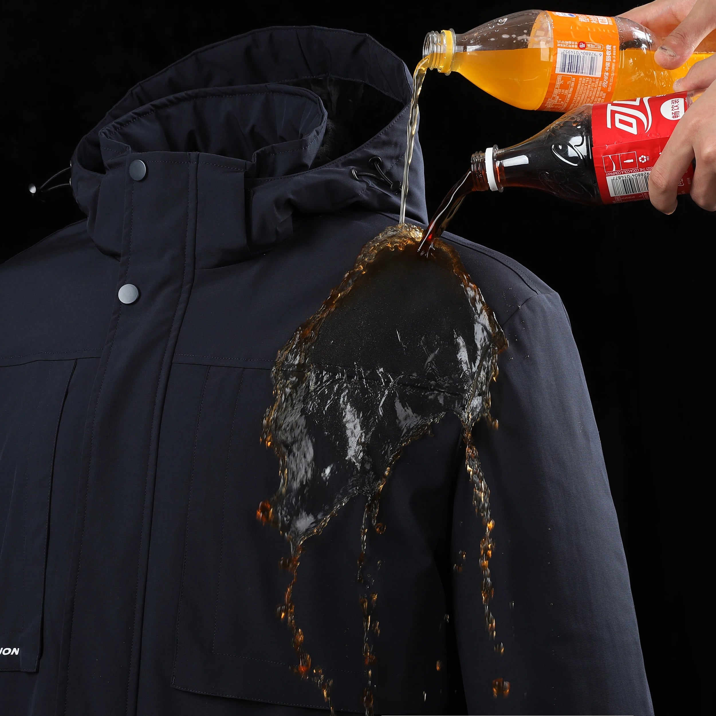 Parka militar con capucha para hombre, abrigo grueso y cálido a prueba de viento, Anorak, chaquetas de invierno