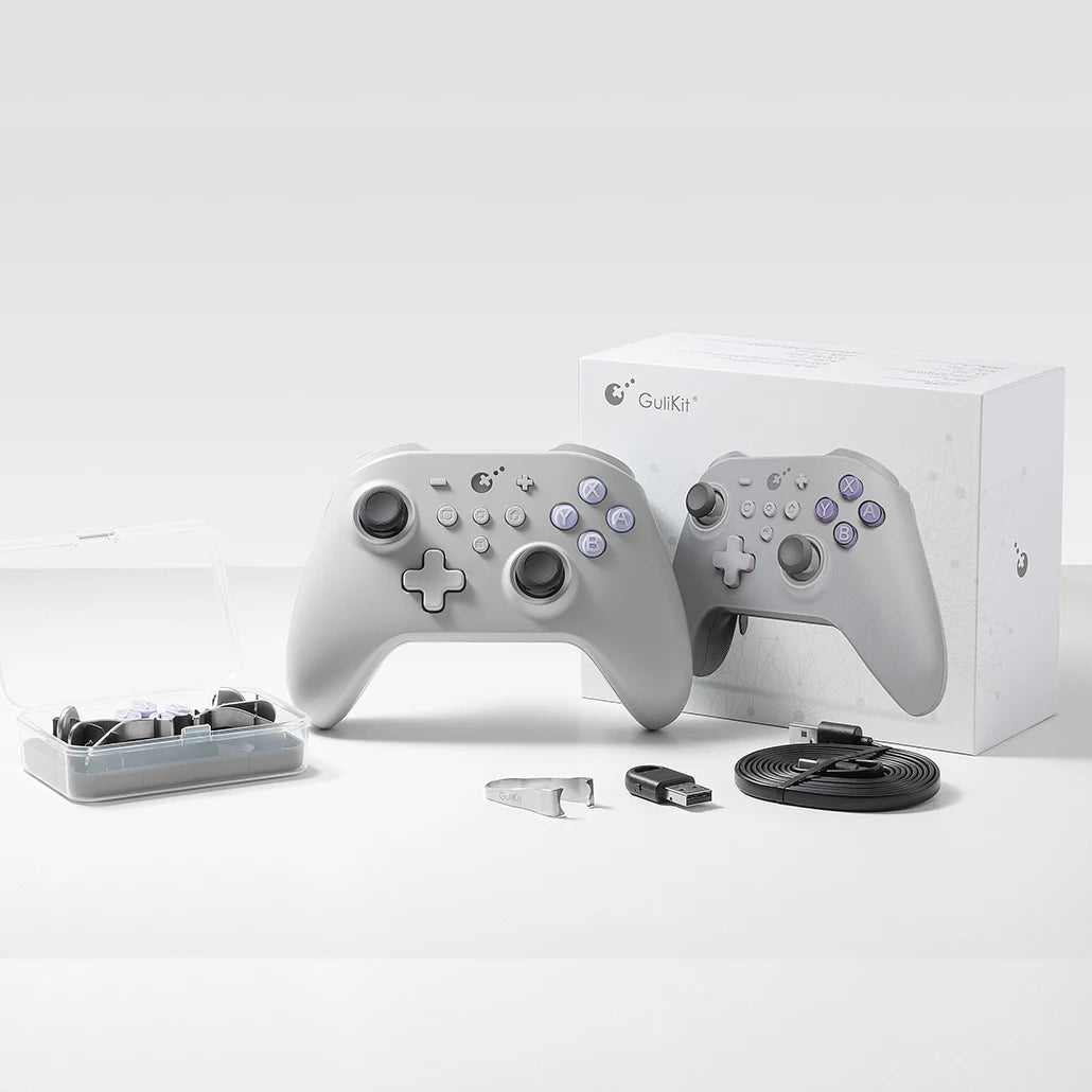 GuliKit-mando KK3 MAX NS39 KingKong 3, Gamepad con efecto Hall, Joysticks y disparadores para Windows, Nintendo Switch, Android e iOS