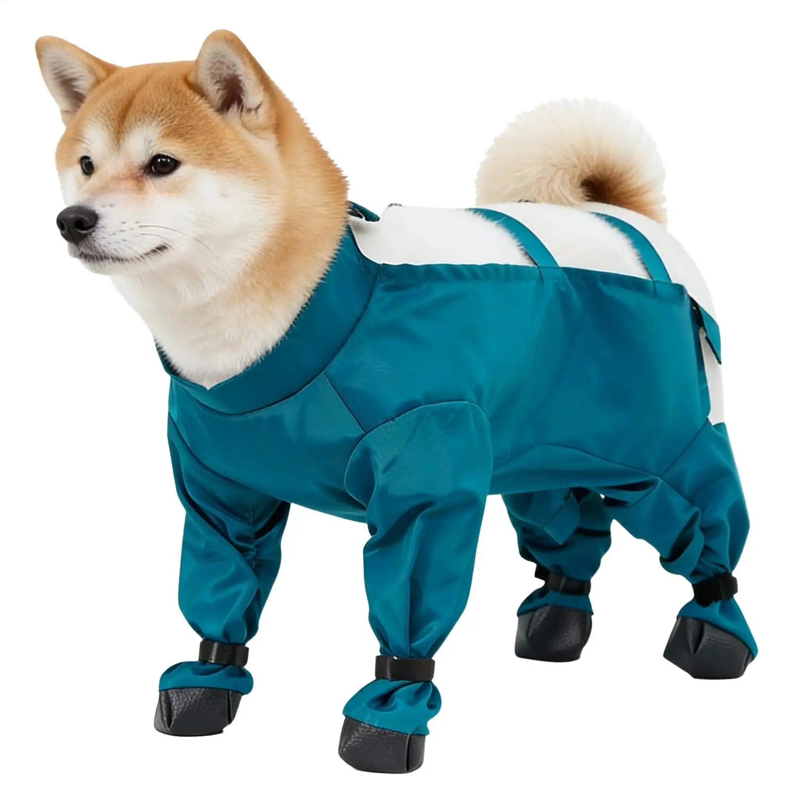 Traje de Nieve para Perro con Botas Incorporadas y Tiras Reflectantes