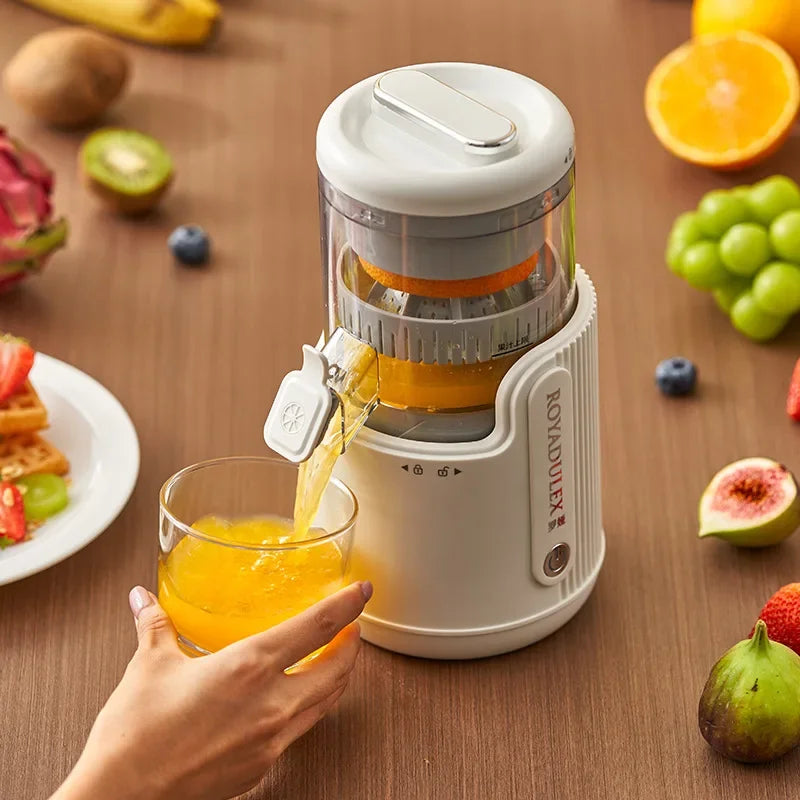 Exprimidor de Gran Diámetro con Separación de Jugo y Pulpa