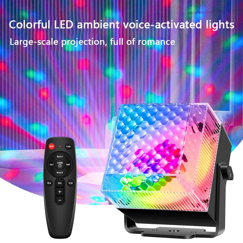 Luz LED Nocturna con Control Remoto para Fiesta