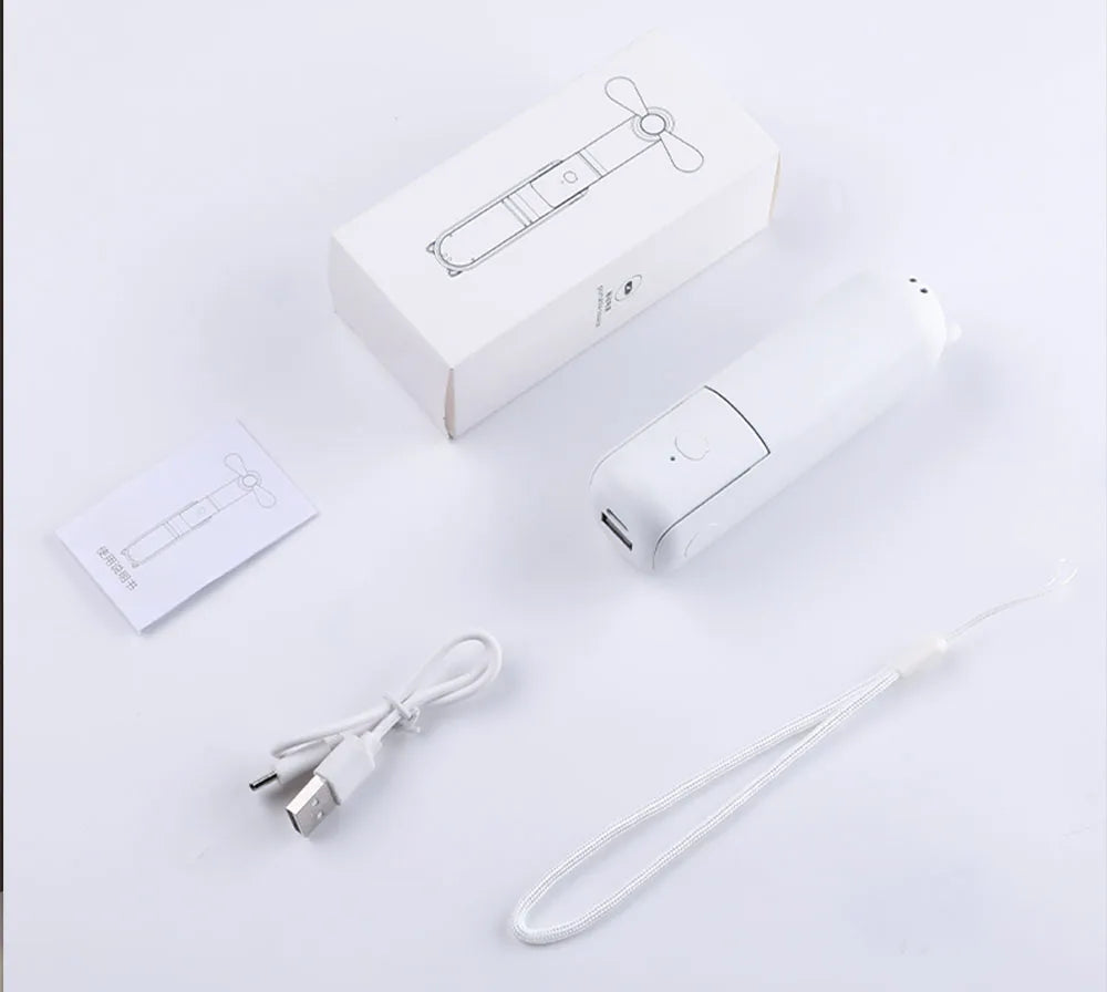 Mini Ventilador Portátil Plegable con Banco de Energía
