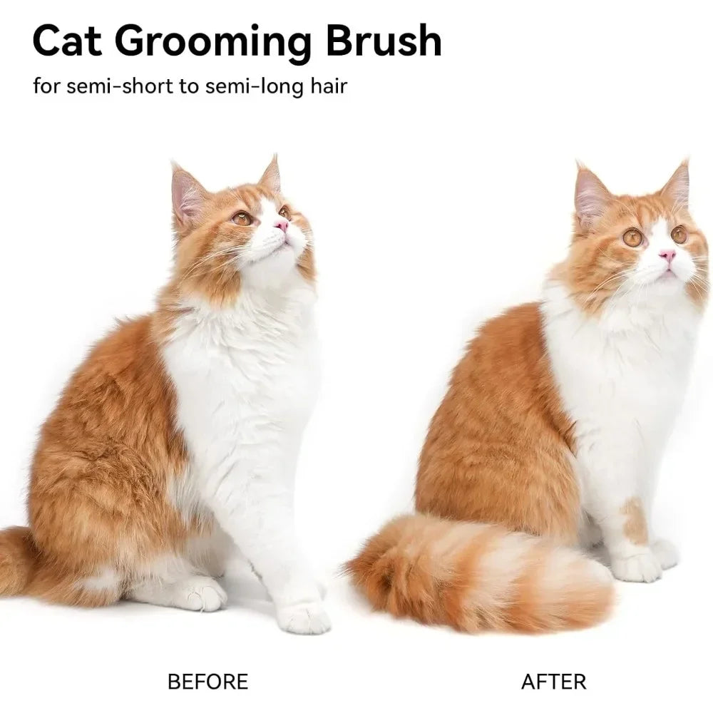 Cepillo Profesional para el Cuidado de Gatos, Herramienta para Eliminar el Pelo Suelto, para Gatos de Pelo Largo y Corto, Gatos de Interior, Gatitos, Conejos, Peine de Masaje