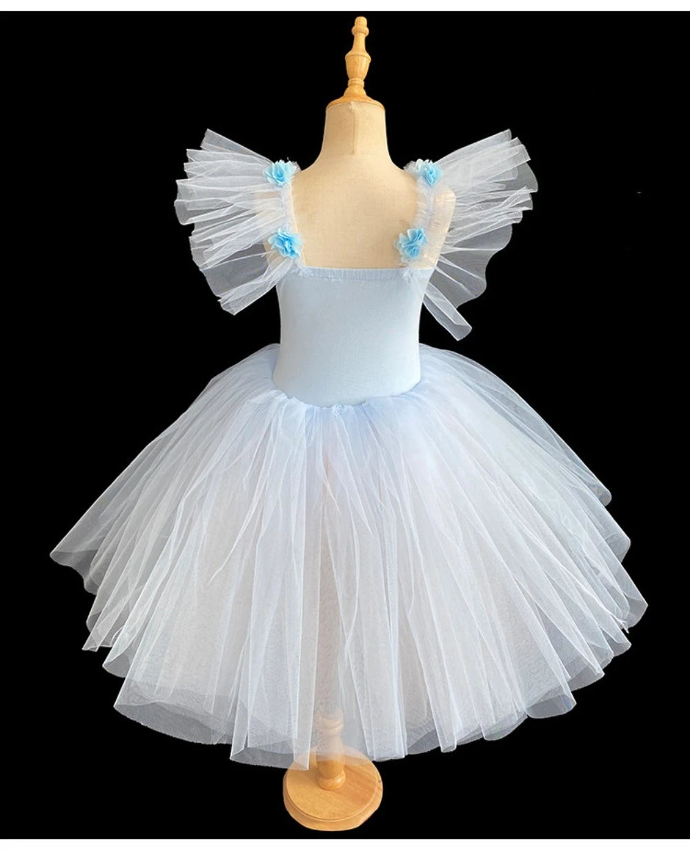 Vestido de Ballet Tutú para Niñas, Traje de Bailarina Infantil