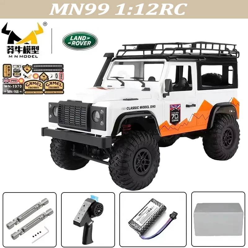 MN82 MN82S Toyota Rc 4x4 Rc CAR 2,4g 1/12 escala completa todoterreno Control remoto coche trepador de control remoto coche de juguete para regalo