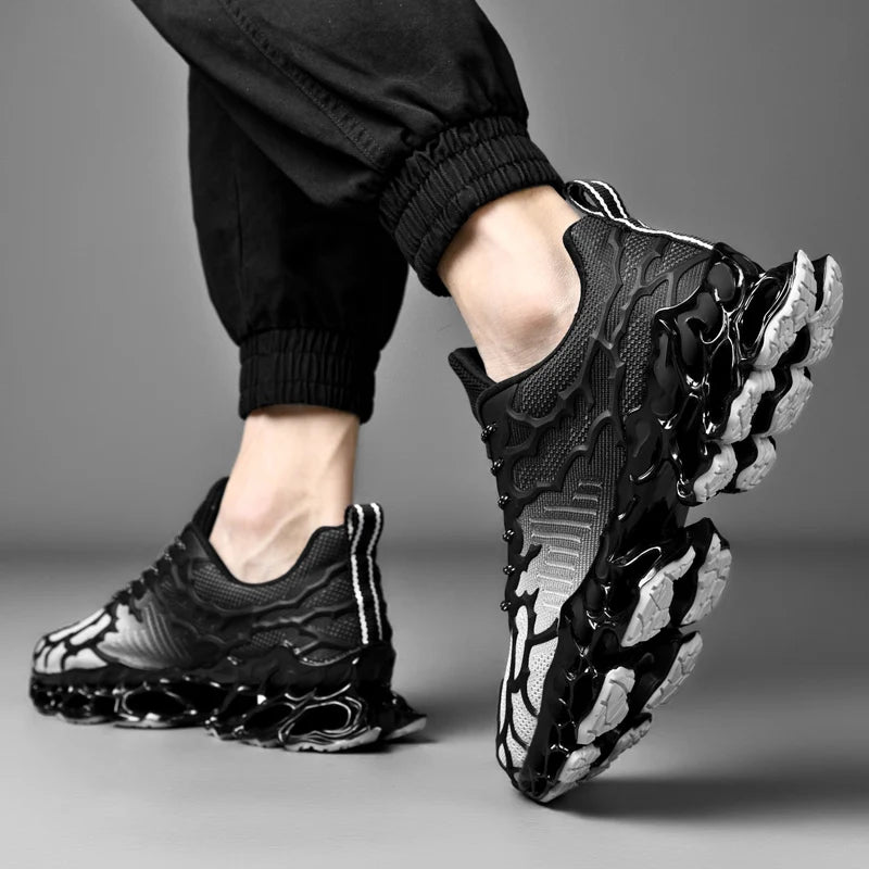 tenis masculino zapatos de hombre zapatillas hombre Zapatillas deportivas de lujo para hombre, zapatos informales para correr, mocasines de moda, color blanco