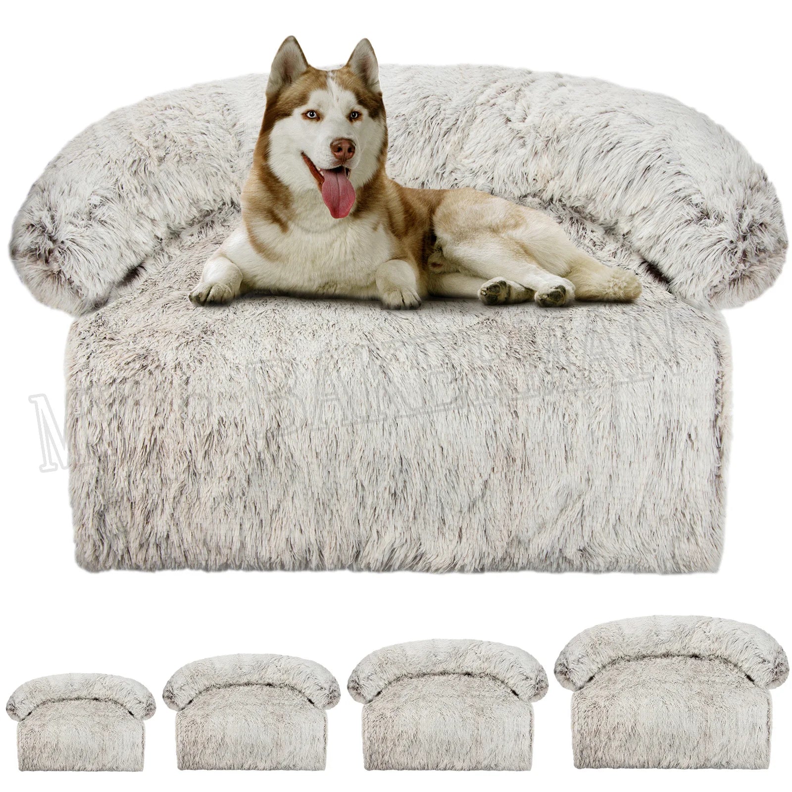 Cama Sofá para Mascotas Lavable con Nido Cálido