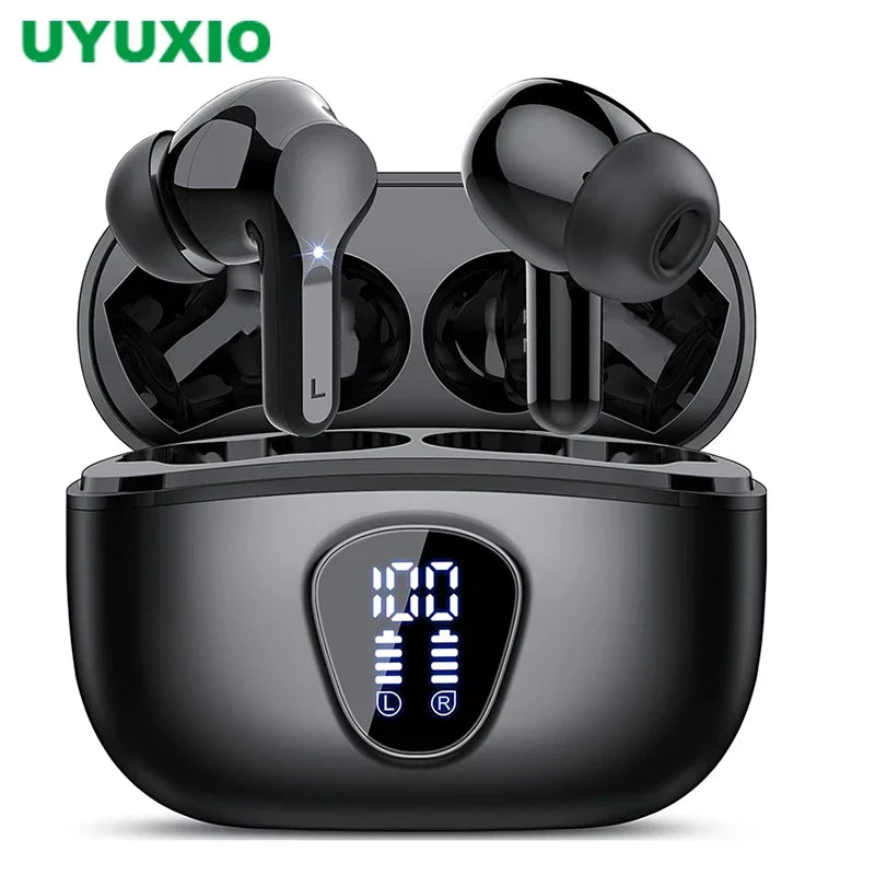 Auriculares Inalámbricos Bluetooth 5.3 ANC HiFi 48H Pantalla LED