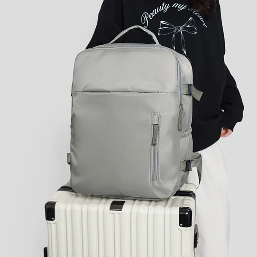 Mochila de Viaje de 39X30X19Cm, Gran Capacidad, Multicapa, para Computadora, para Viajes Cortos (Producto Seleccionado)