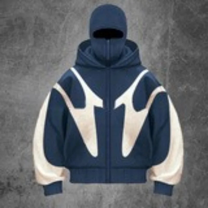 Buzo con Capucha Oversize Estampado para Hombre