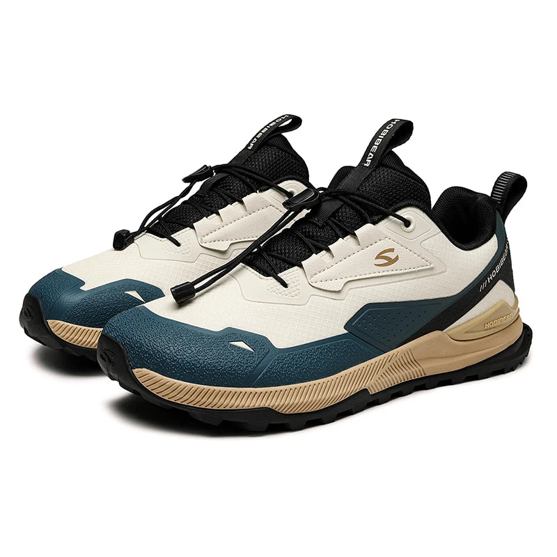HOBIBEAR Zapatos para correr unisex, zapatillas de senderismo con banda elástica, zapatos casuales ligeros y transpirables