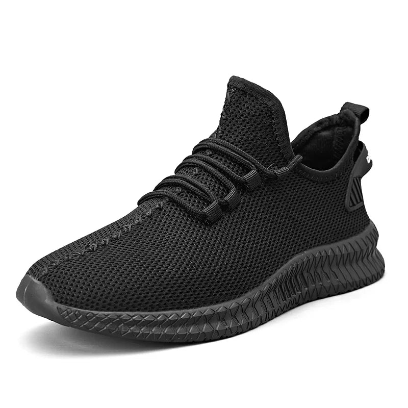 Zapatillas de correr transpirables y ligeras para hombre, Tenis antideslizantes para exteriores, zapatos deportivos suaves con cordones para caminar, 2023