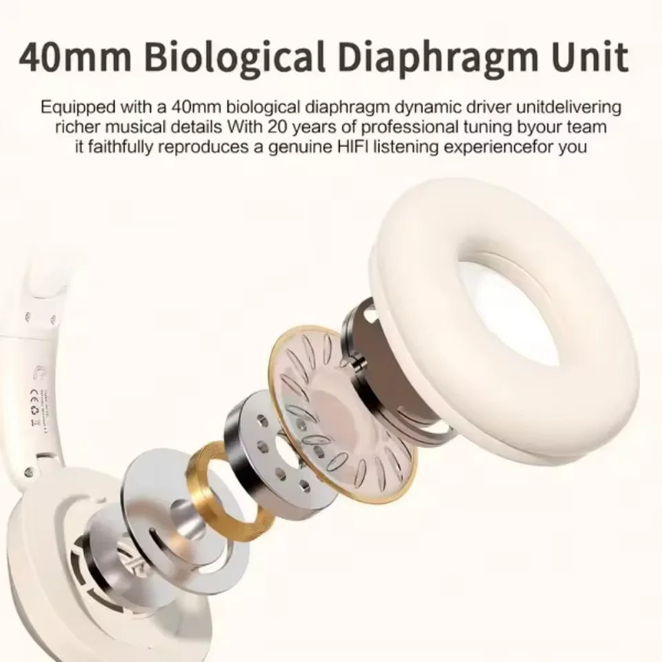 Auriculares Bluetooth 5.3 Supraaurales ACS Plegables