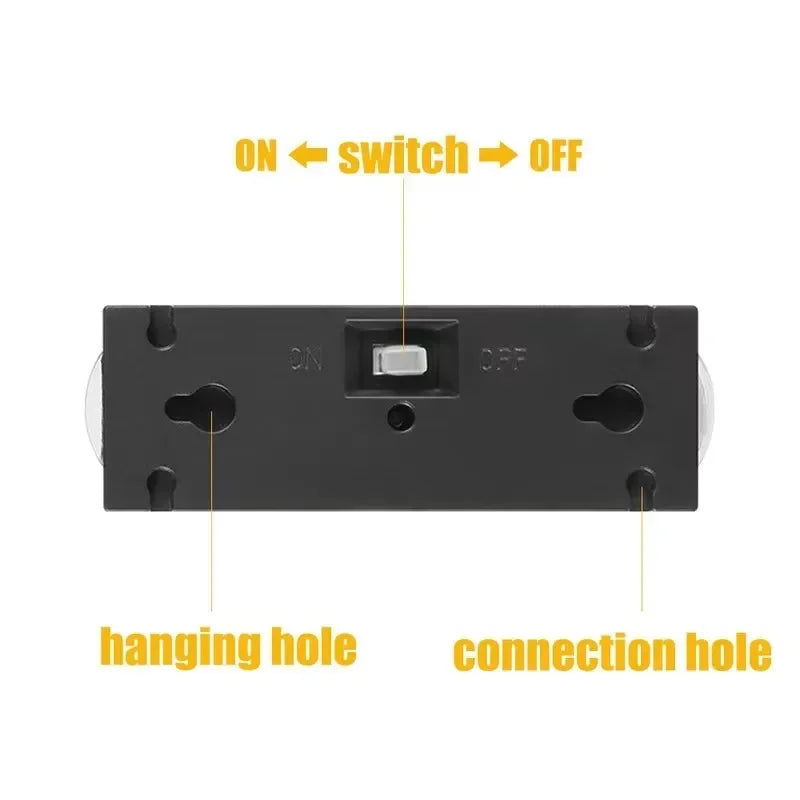 Lámpara Solar de pared para exteriores, luces solares impermeables con lente convexa hacia arriba y hacia abajo, iluminación para jardín, calle, paisaje, balcón, exterior, Dec