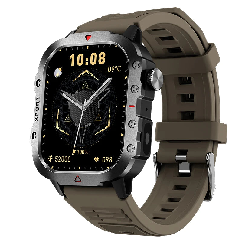Reloj inteligente con llamada Bluetooth, electrónica, reloj inteligente militar, reloj de Fitness Digital, relojes de regalo para hombre y mujer, iOS, Android 2025, nuevo