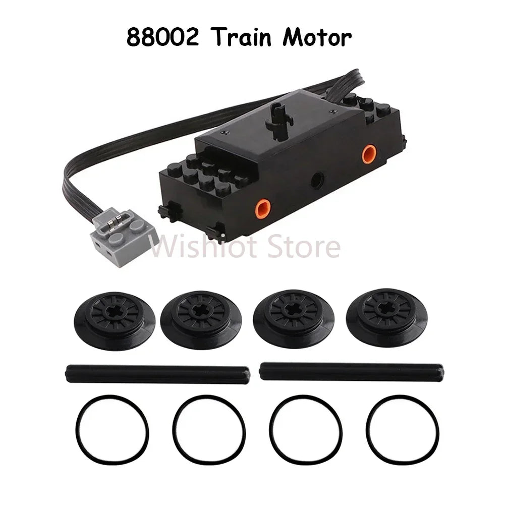 Funciones de energía técnica MOC compatibles con Legoeds, Motor M 8883, Control remoto modificado, grupo de energía, tren, caja de batería de litio 9686
