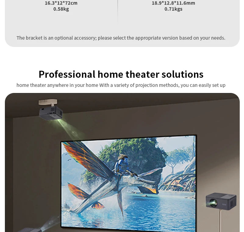 AUN A32 Pro Android 13 proyector portátil cine en casa MINI juegos para niños proyectores LED 3D WIFI para teléfono 4K Video 1080P
