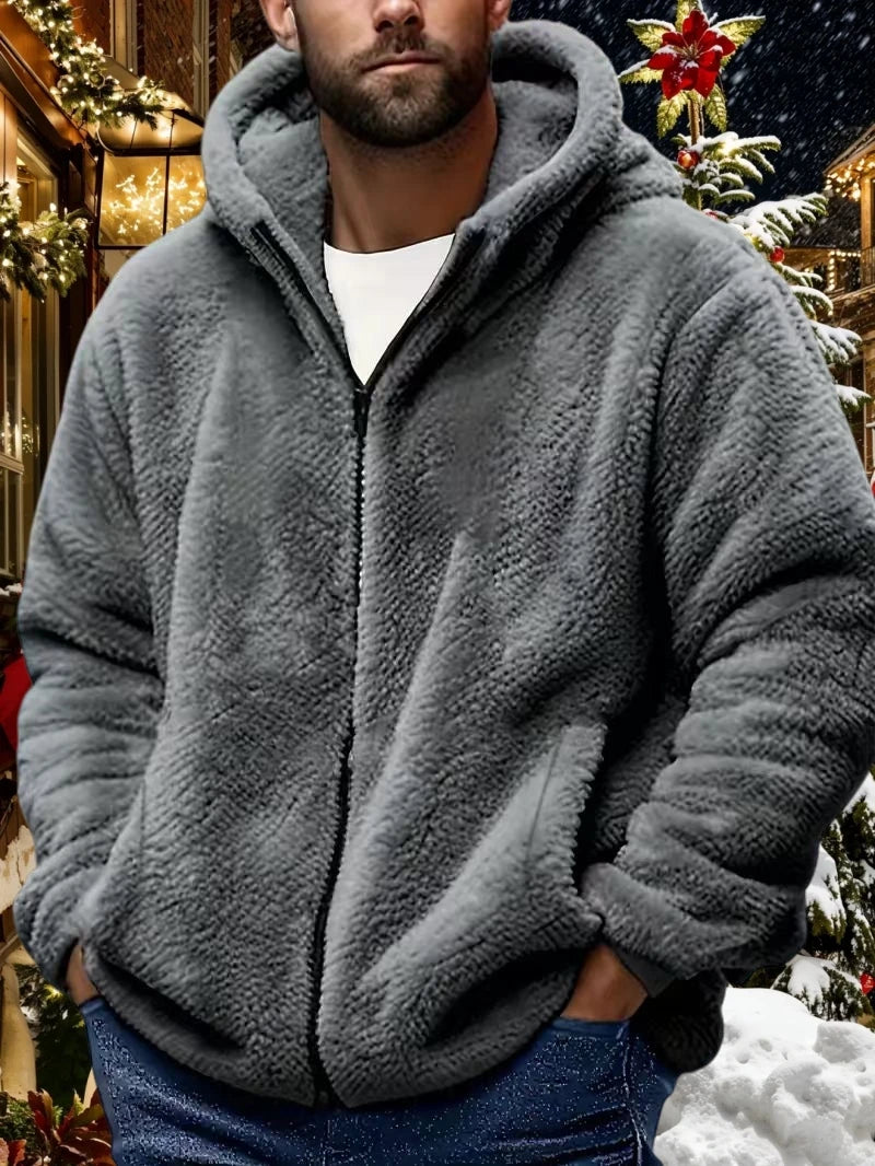Chaqueta con Cremallera para Hombre — Casual Otoño/Invierno