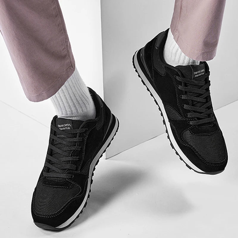 Nuevos zapatos transpirables para correr para hombre, zapatos deportivos flexibles a la moda para parejas, zapatillas antideslizantes para hombre, tenis ligeros para exteriores 40-46