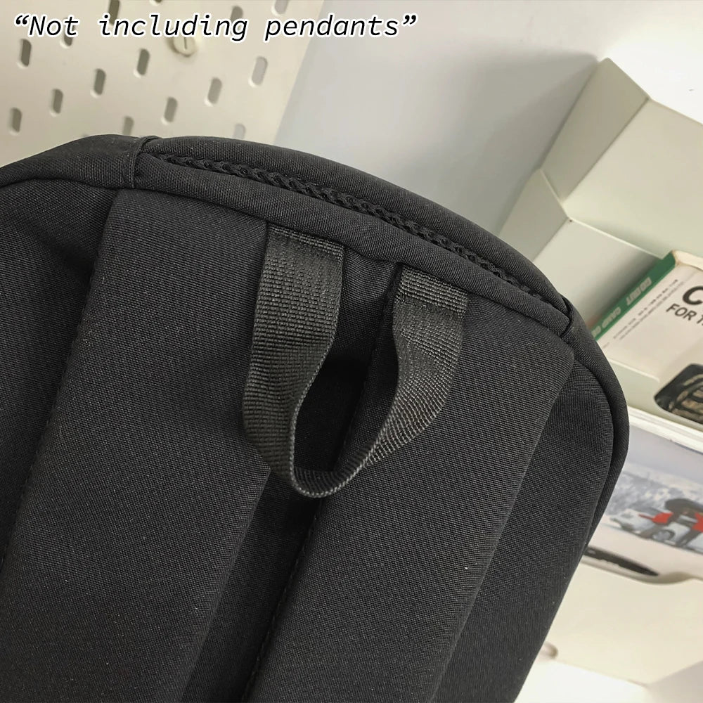 Mochila de Nailon de Gran Capacidad con Bolsillo Oculto, Mochila Escolar Resistente, Bolso Casual para Uso Diario y Viajes