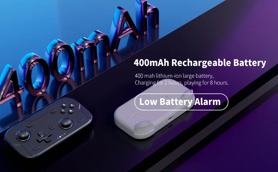 AceGamer-controlador de juego de bolsillo, Joysticks Hall portátiles, mando Bluetooth de 1000Hz para Switch/Switch2/Android/iOS/PC/Steamdeck