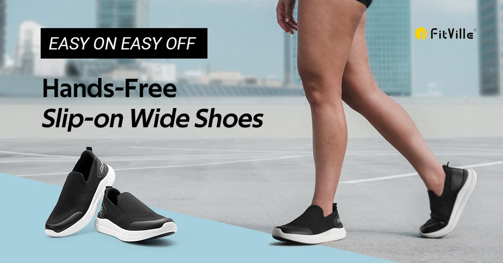 FitVille Zapatos para caminar para hombre, zapatos para fascitis plantar extraanchos, ligeros para pies hinchados, alivio ortopédico del dolor en el pie