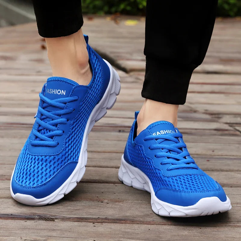 YRZL-Zapatillas deportivas transpirables para hombre, zapatos ligeros, a la moda, de talla grande 38-48