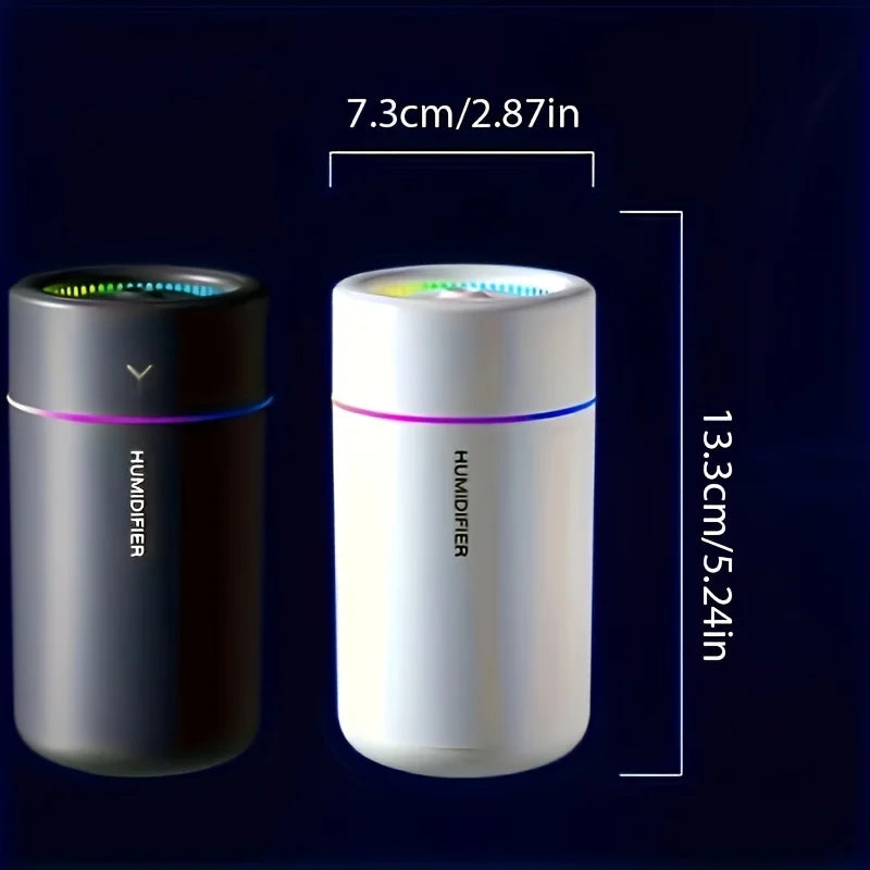 Paquete de 2 humidificadores silenciosos para coche, dormitorio, oficina, escritorio - Regalo creativo para el día de San Valentín y Navidad