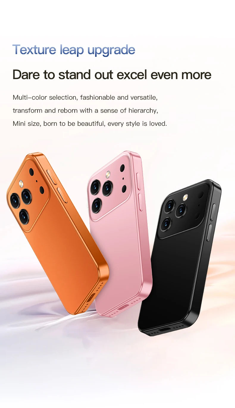 SOYES i17 Mini Smartphone pantalla de 3,0 "2GB RAM 16GB ROM Dual SIM en espera Cámara Dual Android 9,0 múltiples aplicaciones compatible con teléfono pequeño
