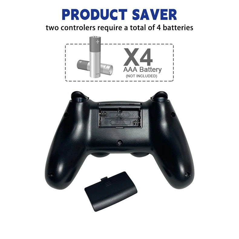 Consola de Videojuegos Retro X2 4K con Más de 40000 Juegos, Más de 30 Emuladores, Salida HD, 2 Controles Inalámbricos, Plug and Play, TV/Computadora