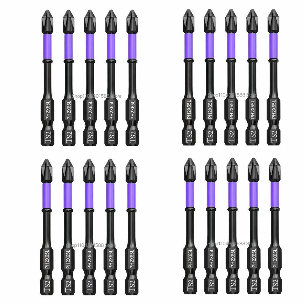 Set de Brocas PH2 de Impacto Magnéticas 5-60 Piezas
