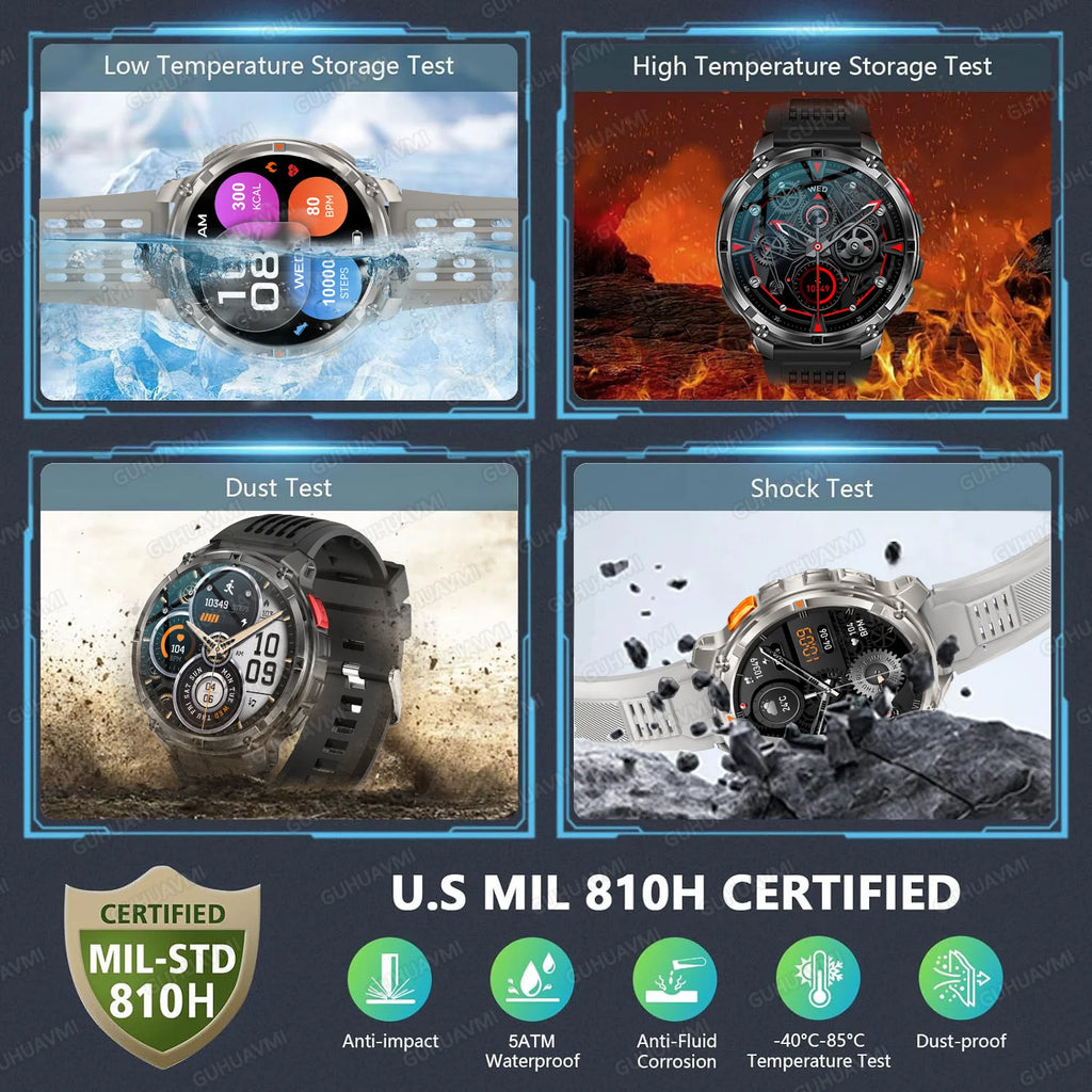 T-Rex3 Pro Reloj Inteligente GPS 5ATM Militar