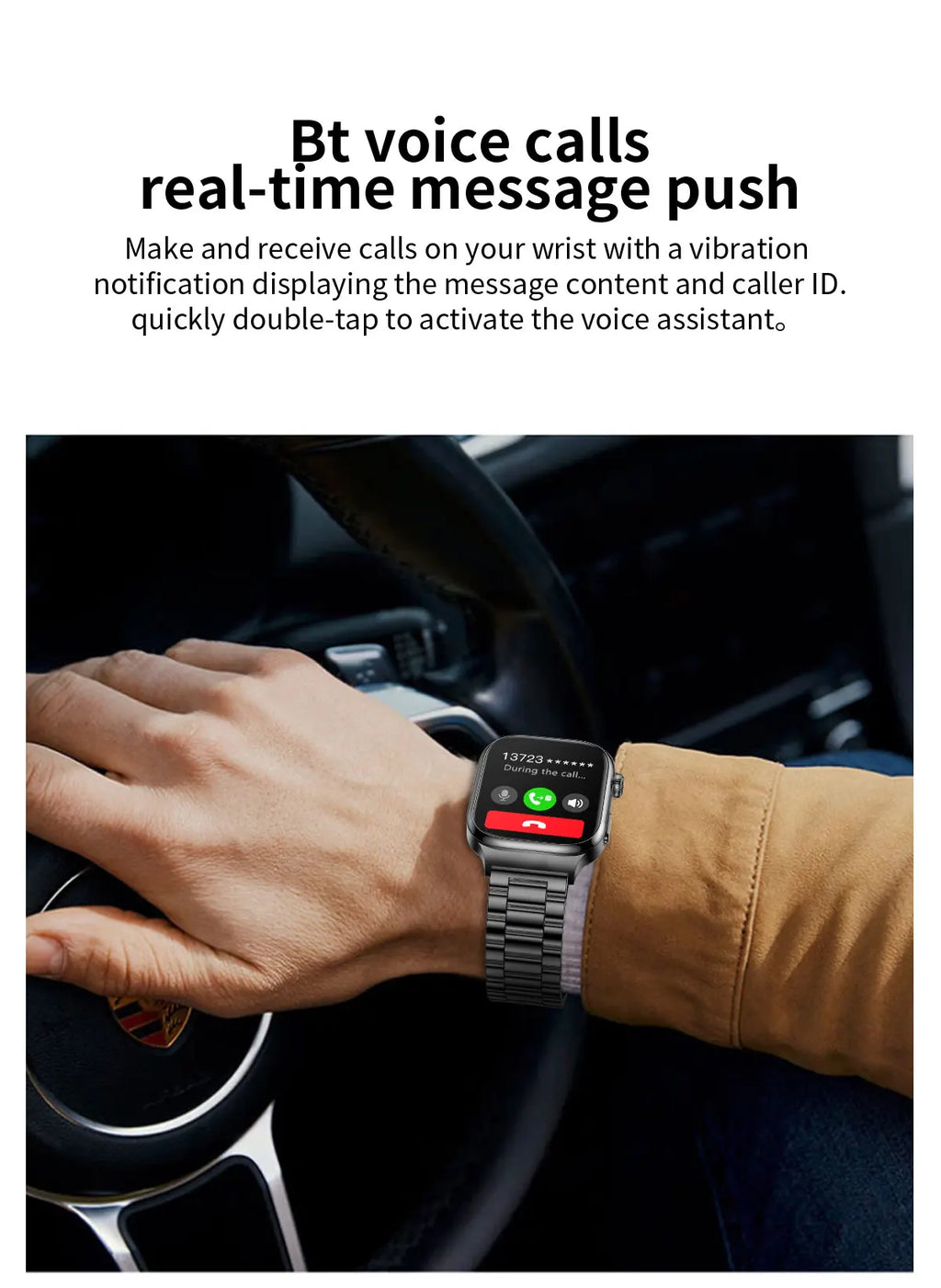 Reloj Inteligente ECG Mujer Bluetooth Voz AI