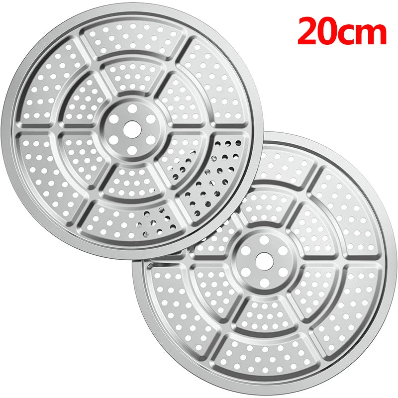 Set de 2 estantes para conservas a presión de acero inoxidable