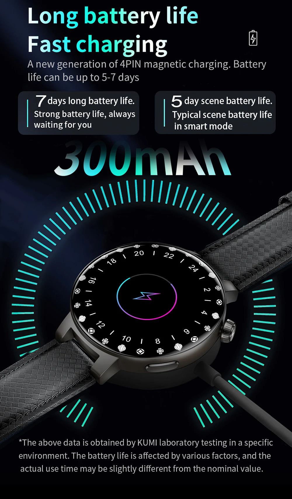 KUMI GT6 Pro Reloj Inteligente AMOLED NFC