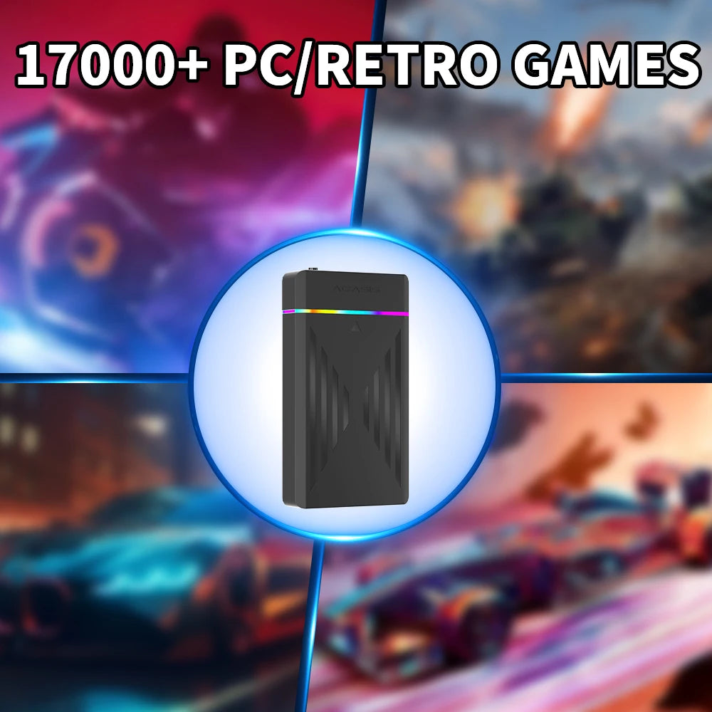 Disco Duro para Juegos de 3 TB con Más de 17000 Juegos, Launchbox, Playnite y Retrobat para PS4/PS3/PS2/Switch/Wii/Wiiu/N64 para PC/Laptop con Windows