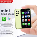 Teléfonos Inteligentes SOYES S23 Pro y Mini 24, Android 8.1, Doble SIM, Pantalla HD de 3.0'', Batería de 1000 mAh, WIFI, Bluetooth, 3G, Teléfono Móvil Pequeño