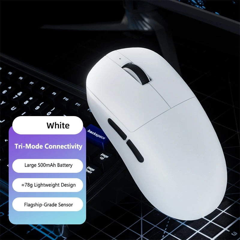 Mouse Gamer Lenovo Tri-Mode, 6000 DPI, RGB, Bluetooth y USB-C