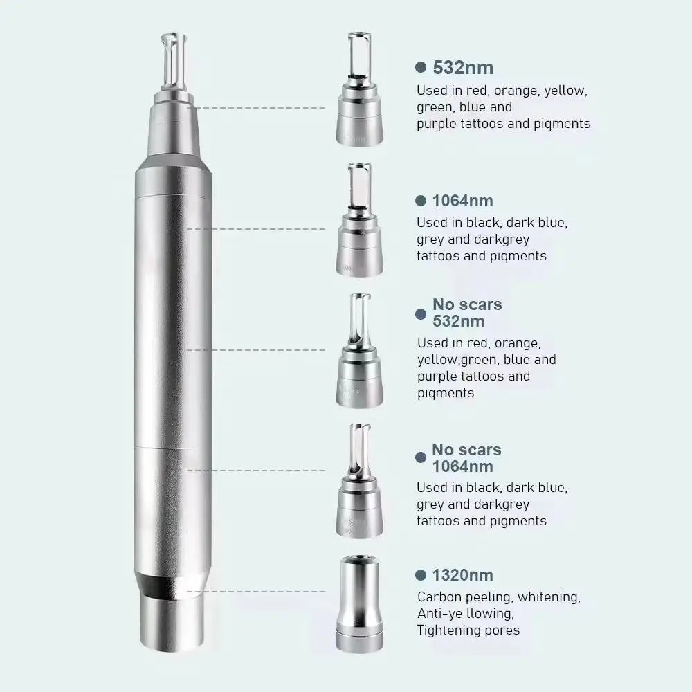 Máquina Láser Pico 532nm 1064nm para Eliminación de Tatuajes y Melasma, con Pantalla, Certificación CE/RoHS