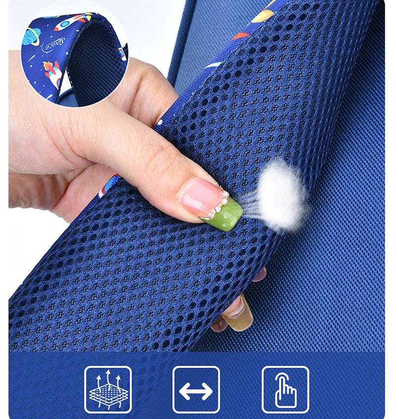 Bolso de hombro para niños, mochila para chico, astronauta estereoscópico 3D de dibujos animados, mochila escolar de ensueño para niño pequeño, escuela primaria impermeable