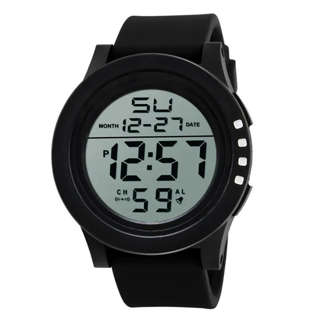 Reloj Digital para hombre, reloj deportivo para exteriores, reloj de pulsera militar multifunción resistente al agua, reloj electrónico automático para hombre