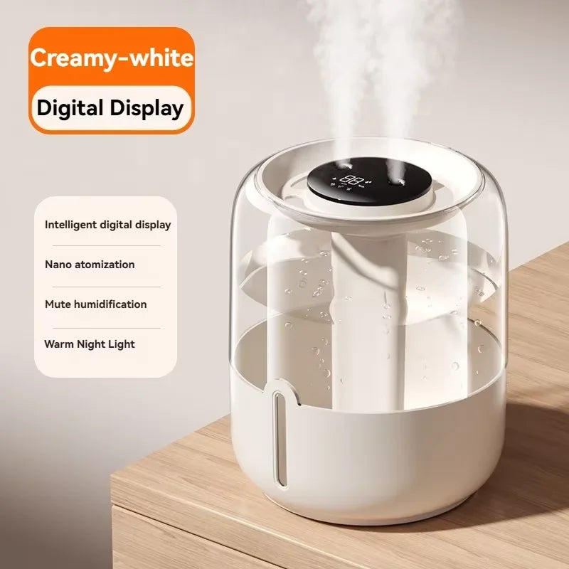 Humidificador de aire grande de 4,8l, difusor de Aroma eléctrico USB, purificador de aceites esenciales, generador de niebla de aromaterapia, luces para coche, hogar y dormitorio