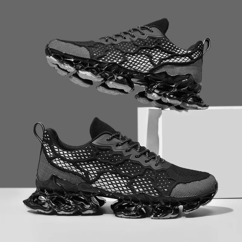 tenis masculino zapatos de hombre zapatillas hombre Zapatillas deportivas de lujo para hombre, zapatos informales para correr, mocasines de moda, color blanco