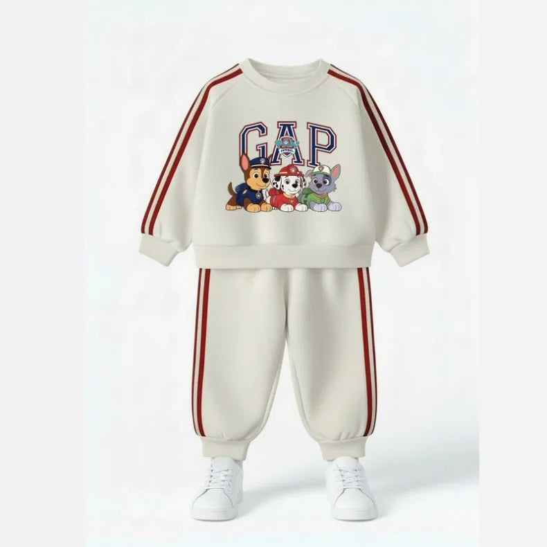 Conjuntos de ropa de manga larga para niños, chándal informal para niños, sudaderas con capucha y pantalón largo de dos piezas, nuevo estilo, primavera 2026
