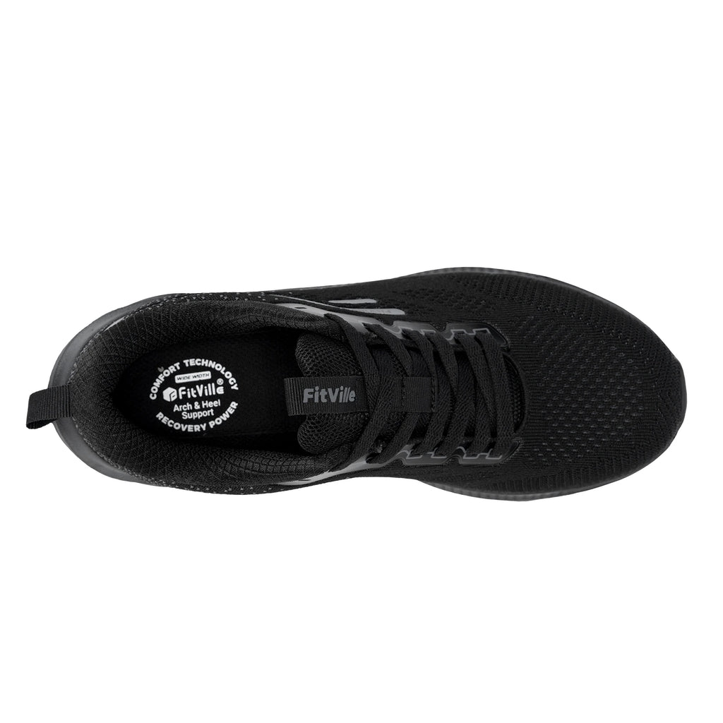 FitVille Zapatillas Deportivas Anchas para Hombre | Transpirables