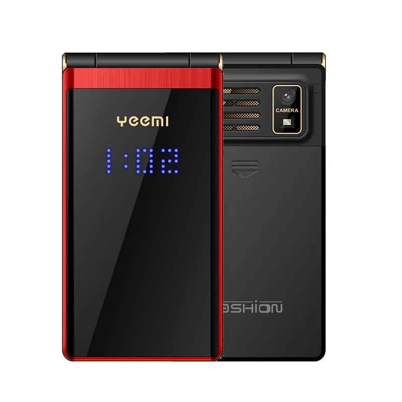 Teléfono Flip YEEMI M2-C para Adultos Mayores 2G Dual SIM