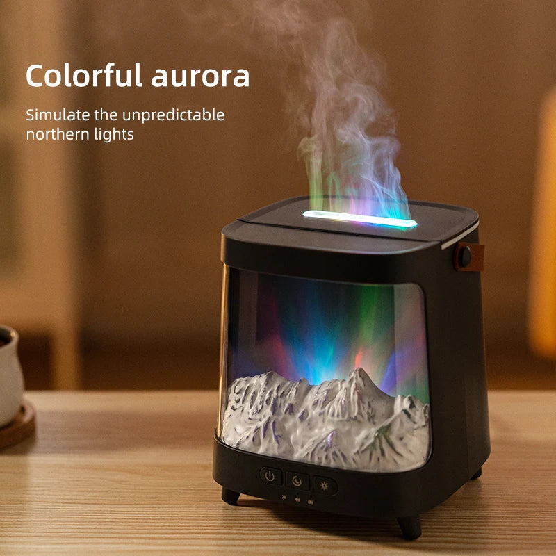 Difusor Aurora 200ml Humidificador Ultrasónico USB