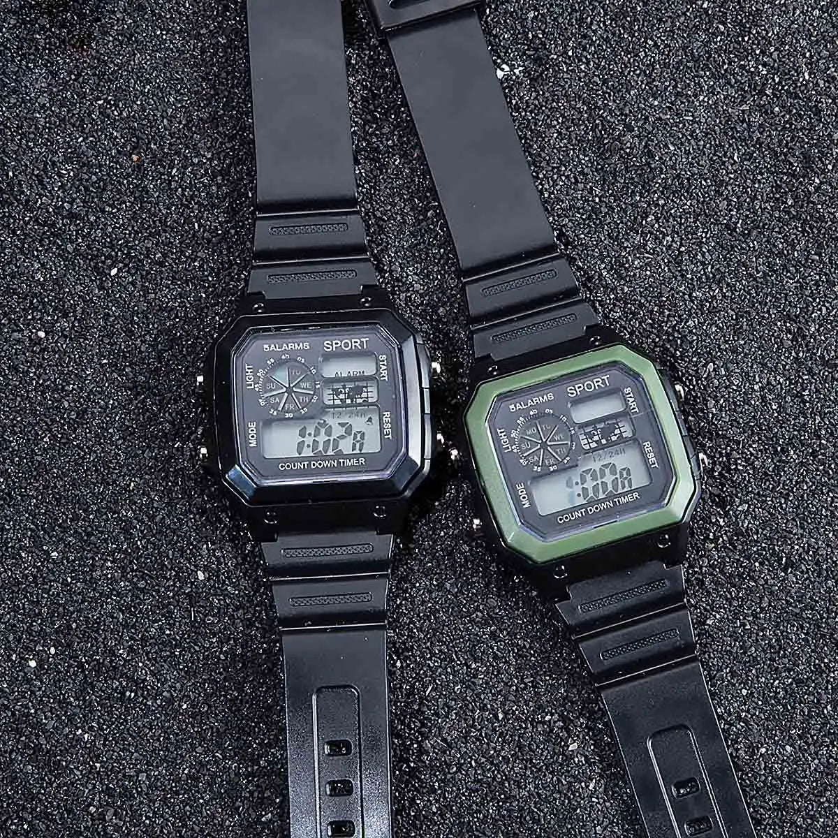 Reloj Deportivo Digital LED YIKAZE para Hombre