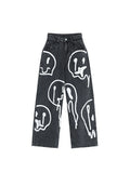 Pantalones Vaqueros Holgados de Pierna Ancha para Mujer, Hip-Hop Informales