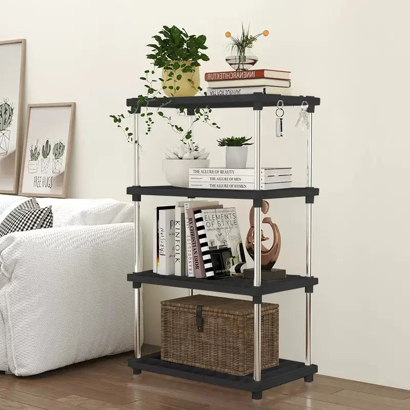Estante organizador multiusos de varios niveles para cocina, baño y dormitorio